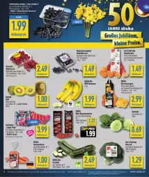 Gazetka promocyjna Diska - Gazetka - ważna od 17.02 do 17.02.2024 - strona 3 - produkty: aktionspreis, banane, bananen, beere, beeren, bio, broccoli, deka, edeka bio, eis, früchte, heidelbeere, heidelbeeren, himbeer, himbeere, himbeeren, kiwi, Kiwi Gold, kohlrabi, leine, lion, mandarine, mandarinen, mini-rispentomaten, möhren, Narzissen, nuss, reis, rispentomaten, snack, tafeläpfel, tafeltrauben, Tasche, Ti, tomate, tomaten, trauben, zucchini