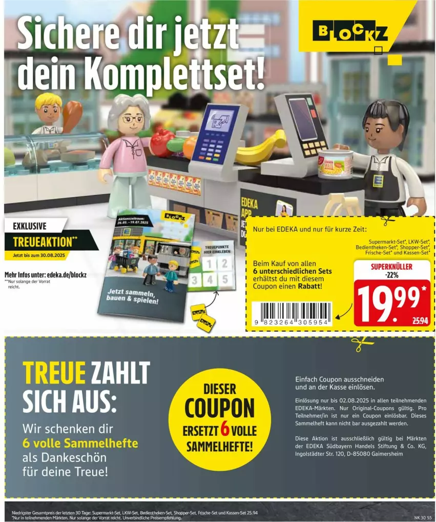 Aktueller Prospekt Edeka - Prospekte - von 21.07 bis 26.07.2025 - strona 7 - produkty: coupon, deka, eis, ente, erde, reis, Ti, ZTE