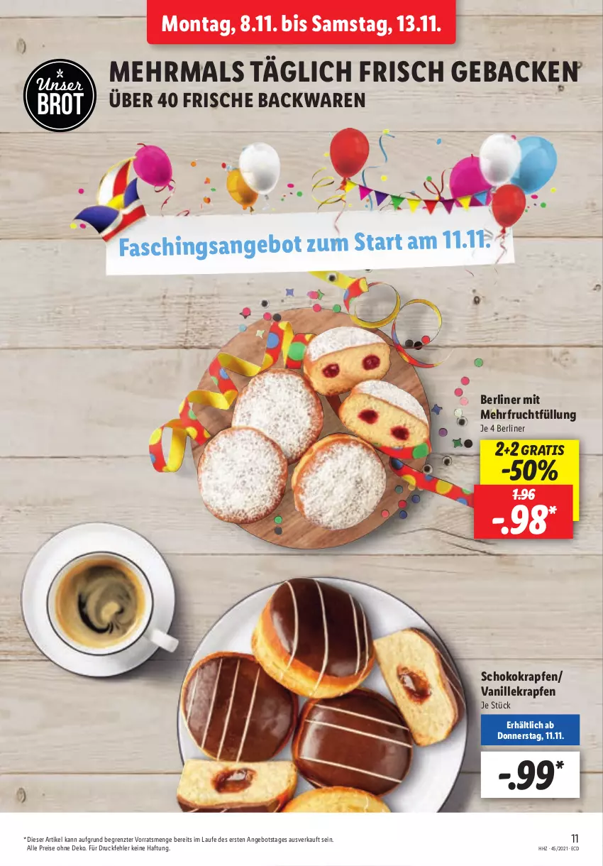 Aktueller Prospekt Lidl - Aktionsprospekt - von 08.11 bis 13.11.2021 - strona 11