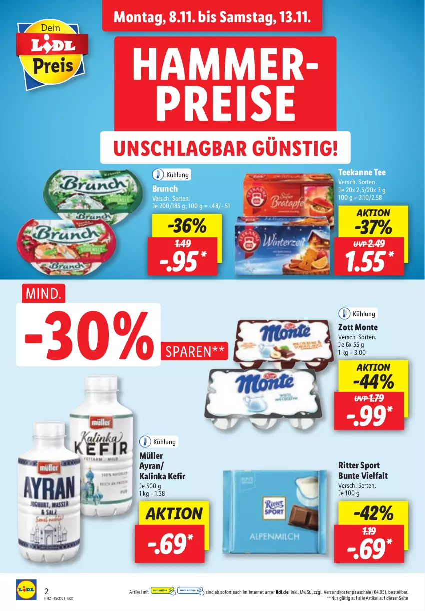 Aktueller Prospekt Lidl - Aktionsprospekt - von 08.11 bis 13.11.2021 - strona 2