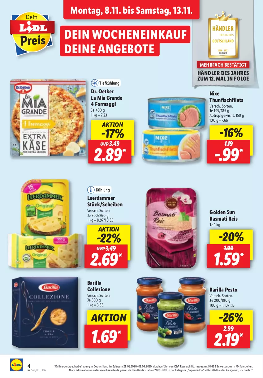 Aktueller Prospekt Lidl - Aktionsprospekt - von 08.11 bis 13.11.2021 - strona 4