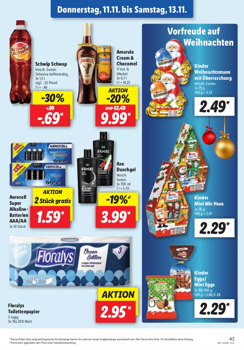 Aktueller Prospekt Lidl - Aktionsprospekt - von 08.11 bis 13.11.2021 - strona 43