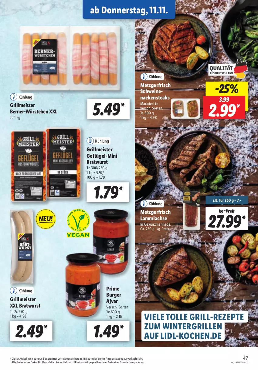 Aktueller Prospekt Lidl - Aktionsprospekt - von 08.11 bis 13.11.2021 - strona 47