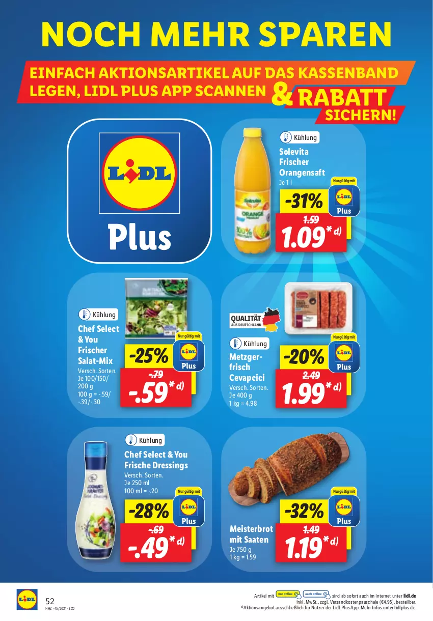 Aktueller Prospekt Lidl - Aktionsprospekt - von 08.11 bis 13.11.2021 - strona 52