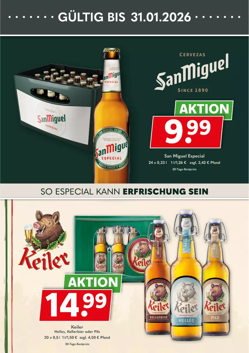 Aktueller Prospekt Getraenkeland - von 18.01 bis 30.01.2026 - strona 11 - produkty: bestpreis, bier, eis, elle, kellerbier, pils, reis, Ti
