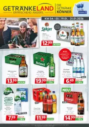Gazetka promocyjna Getraenkeland - Gazetka - ważna od 30.01 do 30.01.2026 - strona 1 - produkty: aktionspreis, Alwa, bestpreis, bestpreise, coca-cola, cola, decke, Deckel, eis, elle, getränk, getränke, heineken, Lübzer, mars, mineralwasser, natur, reis, rel, Ti, urtyp, volvic, wasser