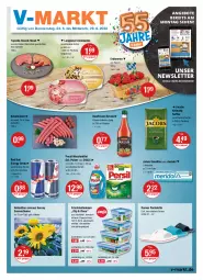 Gazetka promocyjna Vmarkt - V-Markt - Gazetka - ważna od 29.06 do 29.06.2022 - strona 1 - produkty: angebot, angebote, beere, beeren, blume, cremissimo, drink, elle, elmex, energy drink, erdbeere, erdbeeren, Ergee, essig, flasche, frischhaltedosen, jacobs, jacobs krönung, kaffee, Käse, Käsekrainer, kräuter, kressi, langnese, langnese cremissimo, meridol, mikrowelle, pantolette, pasta, persil, persil waschmittel, quad, red bull, rind, rinder, Schal, Schale, schnitten, sim, sonnenblume, Sport, spülmaschinen, steak, Ti, tisch, topf, waschmittel, zahnpasta