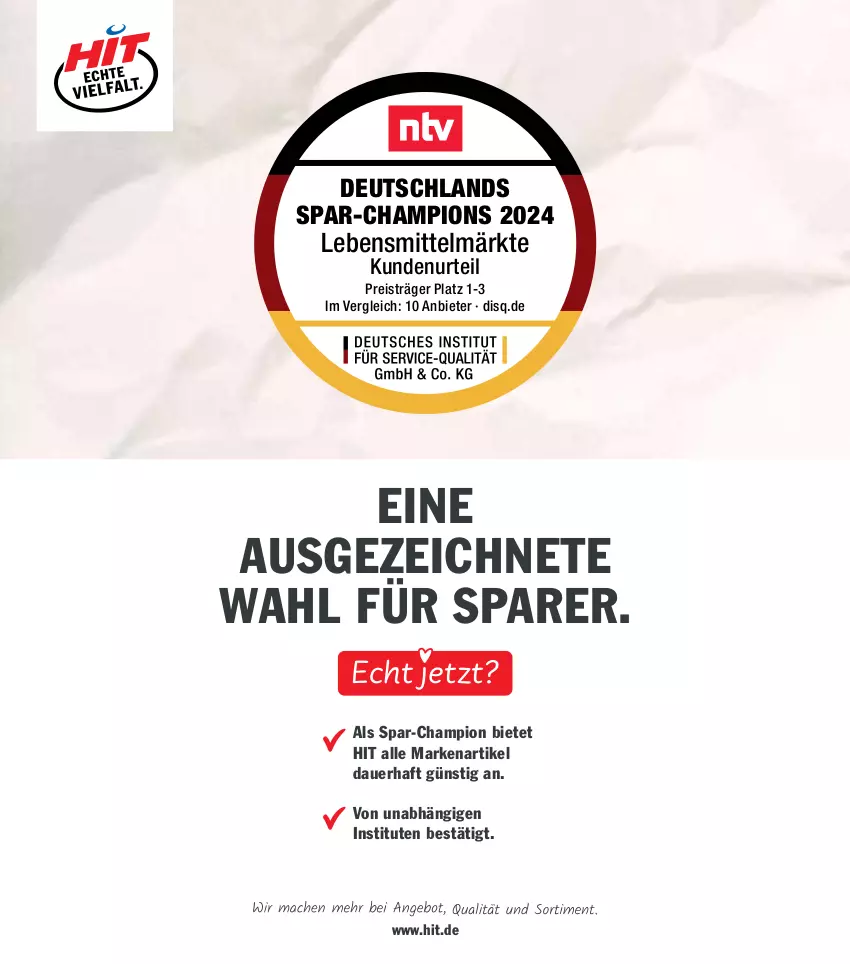 Aktueller Prospekt Hit - Wochenprospekt - von 05.05 bis 10.05.2025 - strona 19 - produkty: auer, champion, eis, lebensmittel, reis, Ti