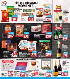 Gazetka promocyjna Hit - Wochenprospekt - Gazetka - ważna od 10.05 do 10.05.2025 - strona 12 - produkty: alkohol, amicelli, beutel, brut, bugles, champagne, champagner, chips, coupon, Doritos, ecco, eis, elle, ente, flasche, freixenet, früchte, geldermann, hanuta, kakao, Kinder, lindt, meeresfrüchte, merci, milch, milka, natur, natura, nuss, nutella, Ofen, prosecco, reis, Ria, riegel, ritter, ritter sport, schoko, schokowürfel, sekt, Sport, Ti, valdo, wein, würfel, ZTE