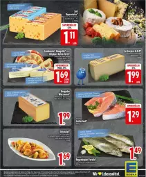 Gazetka promocyjna Edeka - Prospekte - Gazetka - ważna od 23.08 do 23.08.2025 - strona 15 - produkty: eis, elle, fleisch, forelle, garnelen, hartkäse, Käse, lachs, LG, nero, rel, rouge, rougette, sahne, salat, schnittkäse, schweizer hartkäse, steak, tee, Ti, tisch, torte