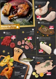 Gazetka promocyjna Rewe - Diese Woche im Angebot! - Gazetka - ważna od 24.12 do 24.12.2021 - strona 4 - produkty: auer, backfisch, braten, brustfilet, burger, cranberry, eis, ente, Entenbrust, Entenschenkel, filet, fisch, fleisch, gewürz, gewürzsalz, gin, grill, grillhähnchen, hähnchenschenkel, henkel, lachs, mac, nuss, Ofen, pfanne, rind, rinder, rindfleisch, salz, schenkel, schwein, schweine, schweinefilet, Spezi, Ti, und pfanne, wein, weine