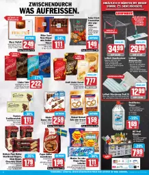 Gazetka promocyjna Hit - Wochenprospekt - Gazetka - ważna od 09.03 do 09.03.2024 - strona 12 - produkty: asus, auto, beutel, bodenwischer, bügel, Bügeleisen, butter, chips, chupa, chupa chups, cola, dampfbügeleisen, eis, Funny Frisch, gin, ginger, kakao, Kinder, kinder bueno, Klappbox, kraft, leifheit, lindor, lindt, linsen, Lutscher, mentos, merci, nuss, Reinigung, reis, reiss, ritter, ritter sport, salz, sesam, Sport, Ti, Tiere, Trockner, wasser, ZTE