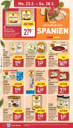 Gazetka promocyjna Aldi Nord - Von Montag - Gazetka - ważna od 28.02 do 28.02.2026 - strona 10 - produkty: Artischocken, braten, chili, chorizo, creme, eis, gewürz, gin, grill, in olivenöl, jamón serrano, Käse, käsescheiben, knoblauch, kräuter, kräutern, natur, nuss, olive, oliven, olivenöl, reis, rel, salami, Sardinen, serrano, Spezi, Ti, tisch, wurst, ziegenkäse, ZTE
