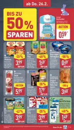 Gazetka promocyjna Aldi Nord - Von Montag - Gazetka - ważna od 28.02 do 28.02.2026 - strona 32 - produkty: ACC, alpro, aoste stickado, aprikose, aus der tiefkühlung, Becher, braten, buch, cheddar, cheesecake, cin, cookie, cookie dough, coppenrath, drink, eis, elle, gin, Holz, joghur, joghurt, Käse, kasseler, kerrygold, knoblauch, mascarpone, natur, Ofen, Ofenkäse, pfirsich, pizza, rahmjoghurt, ring, rouge, rougette, rügenwalder, sahne, salami, Spezi, stickado, Sucuk, teller, Ti, torte, weihenstephan, wurst, ZTE, zucker