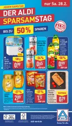 Gazetka promocyjna Aldi Nord - Von Montag - Gazetka - ważna od 28.02 do 28.02.2026 - strona 35 - produkty: aldi, alkohol, apfel, auto, blume, blumen, Blüte, brötchen, cracker, eis, Fitnessbrötchen, frucht, fruchtsaft, fruchtsaftgetränk, geback, getränk, gin, grana, granatapfel, grapefruit, honig, karotten, langnese, lorenz, magazin, maracuja, papier, pfanne, Pfanner, quark, Rana, reis, saft, saltletts, schöfferhofer, sonnenblume, sonnenblumen, Sonnenblumenkerne, sonnenblumenkernen, speisequark, telefon, Ti, tiefpreis, weizenbrötchen, ZTE