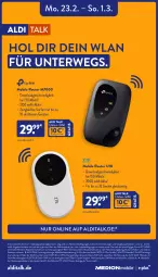 Gazetka promocyjna Aldi Nord - Von Montag - Gazetka - ważna od 28.02 do 28.02.2026 - strona 39 - produkty: akku, aldi, aldi talk, buch, Draht, eis, Germ, hardware, medion, ndk, ring, Router, rwe, sim, Surf, Ti, versandkostenfrei