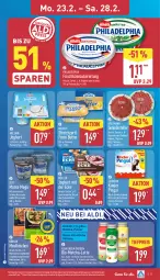 Gazetka promocyjna Aldi Nord - Von Montag - Gazetka - ważna od 28.02 do 28.02.2026 - strona 5 - produkty: aldi, Asia Green Garden, ball, Becher, beutel, bio, butter, creme, eis, elle, ferrero, flasche, frischkäse, frischkäsezubereitung, Geflügel, gin, joghur, joghurt, joghurt mit der ecke, Käse, Kinder, kinder pingui, kirsch, kräuter, latte, maultaschen, meggle, milch, monte, Müller, natur, nuss, oder kräuter, peperoni, Peroni, philadelphia, pingui, reis, salami, schoko, schoko balls, Streichzart, Tasche, taschen, teller, Ti, tiefpreis, vanille, wiltmann, zott, Zott Monte, ZTE