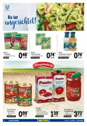 Gazetka promocyjna Metro - Starke Marken - Gazetka - ważna od 07.04 do 07.04.2021 - strona 2 - produkty: beutel, flasche, knorr, knorr fix, oro di parma, pizza, pomito, salat, salatkrönung, sauce, saucen, Schlemmer-Sauce, Ti, tomate, tomaten, tomatenmark