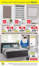Gazetka promocyjna Lidl - Wochen-Highlights im Onlineshop - Gazetka - ważna od 28.08 do 28.08.2022 - strona 4 - produkty: angebot, angebote, bett, boxspringbett, eis, elle, federkern, federkernmatratze, fenster, Fenster und Türen, kernmatratze, matratze, nachtkonsole, ndk, reis, rel, Ria, ring, Schal, Schale, telefon, thermo-rollo, Ti, topper, uhr