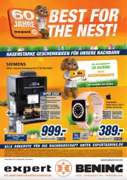 Gazetka promocyjna Expert Aurich - Prospekte - Gazetka - ważna od 20.04 do 20.04.2022 - strona 1 - produkty: angebot, angebote, auto, consors finanz, eis, elle, espresso, GPS, kaffee, LG, mastercard, milch, Persona, Reinigung, reis, smartwatch, Spezi, teller, Ti, tisch