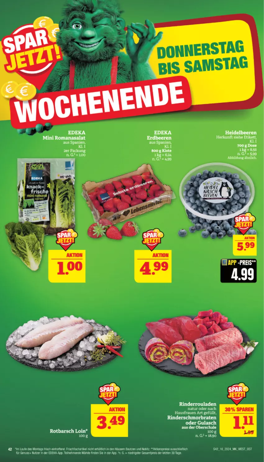 Aktueller Prospekt Marktkauf - Prospekt - von 14.04 bis 20.04.2024 - strona 44 - produkty: beere, beeren, braten, deka, eier, eis, erdbeere, erdbeeren, gulasch, natur, nuss, reis, rind, rinder, Rinderroulade, rinderrouladen, Rotbarsch, rouladen, Schal, Schale, schmorbraten, tee, Ti, ZTE