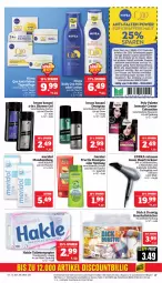 Gazetka promocyjna Marktkauf - Prospekt - Gazetka - ważna od 20.04 do 20.04.2024 - strona 29 - produkty: aktionspreis, alkohol, body, bruno banani, coupon, coupons, creme, deka, deo, deospray, eis, erde, flasche, fructis, garnier, gin, haartrockner, hakle, hakle toilettenpapier, haushaltstücher, Lotion, meridol, nivea, Nuance, nuss, ohne alkohol, Palette, papier, Q10, reis, shampoo, sofortrabatt, spülung, Tagespflege, Ti, toilettenpapier, Trockner, tücher, ZTE