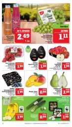 Gazetka promocyjna Marktkauf - Prospekt - Gazetka - ważna od 20.04 do 20.04.2024 - strona 8 - produkty: avocado, beere, beeren, bio, braun, champignon, champignons, deka, edeka bio, eis, ente, erdbeere, erdbeeren, gurke, heidelbeere, heidelbeeren, nuss, reis, salat, Salatgurke, tafeläpfel, Ti, ZTE