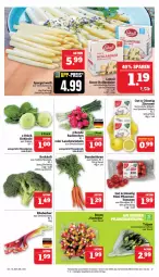 Gazetka promocyjna Marktkauf - Prospekt - Gazetka - ważna od 20.04 do 20.04.2024 - strona 9 - produkty: aktionspreis, brokkoli, Bundmöhren, deka, eis, hollandaise, kohlrabi, Lauchzwiebel, lauchzwiebeln, möhren, nuss, pflaume, pflaumen, radieschen, reis, sauce, Ti, tomate, tomaten, zitrone, zitronen, ZTE, zwiebel, zwiebeln