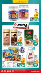 Gazetka promocyjna Penny - Prospekte - Gazetka - ważna od 26.10 do 26.10.2024 - strona 23 - produkty: ball, Ballantine's, blended scotch, blended scotch whisky, bordelaise, butter, buttermilch, eis, filet, fisch, fischstäbchen, haribo, iglo, kaffee, knoppers, mac, mars, melitta, milch, Müller, nescafe, reine buttermilch, reis, schlemmer-filet, scotch, scotch whisky, storck, Ti, whisky, ZTE