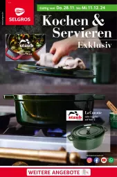 Gazetka promocyjna Selgros - Kochen & Servieren Exklusiv - Gazetka - ważna od 11.12 do 11.12.2024 - strona 1 - produkty: angebot, angebote, LG, Ti