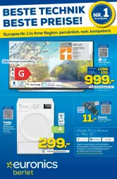 Gazetka promocyjna Euronics - Prospekte - Gazetka - ważna od 01.06 do 01.06.2022 - strona 1 - produkty: alexa, amazon alexa, eis, Kinder, led tv, LG, mac, oled tv, reis, Ti, Trockner