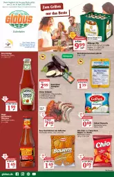 Gazetka promocyjna Globus - Prospekte - Gazetka - ważna od 30.04 do 30.04.2022 - strona 1 - produkty: alkohol, angebot, angebote, aubergine, auberginen, Bau, bauchscheiben, bitburger, bitburger pils, braten, bratwurst, brot, brötchen, burger, chio chips, chips, Donut, donuts, Engel, flasche, flippies, funny-frisch, galbani, gin, grill, grillbratwurst, Hausmacher, heinz, ketchup, mac, maggi, mais, mozzarella, Ofen, papier, pils, pril, rel, sauce, Ti, wurst, würzsauce, zucker, zuckermais