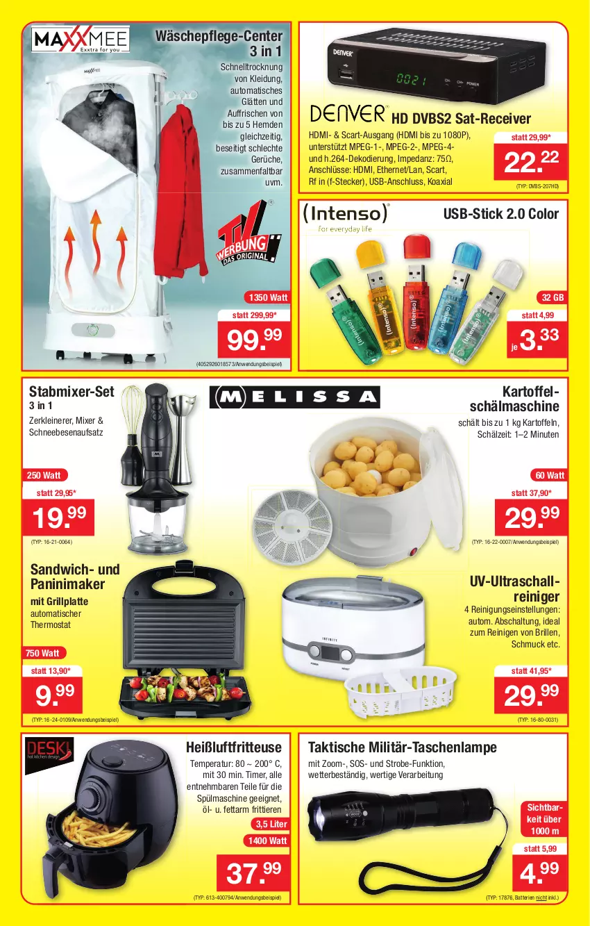 Aktueller Prospekt Zimmermann - Prospekte - von 10.01 bis 15.01.2022 - strona 8 - produkty: auto, batterie, batterien, Brille, dvb, eis, ente, fritteuse, grill, grillplatte, HDMI, Heißluftfritteuse, hemd, hemden, kartoffel, kartoffeln, kleid, Kleidung, Lampe, latte, leine, Mixer, Receiver, reiniger, Reinigung, sandwich, Schal, Schmuck, Schneebesen, stabmixer, Tasche, taschen, taschenlampe, thermostat, Ti, Tiere, timer, tisch, usb, Zerkleinerer