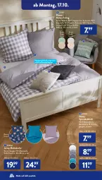 Gazetka promocyjna AldiSud - NÄCHSTE WOCHE - Gazetka - ważna od 22.10 do 22.10.2022 - strona 12 - produkty: aldi, Bau, baumwolle, bett, Betttuch, bettwäsche, dell, dormia, elle, kissen, matratze, matratzen, Mode, natur, spannbetttuch, tuc, wolle