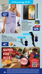 Gazetka promocyjna AldiSud - NÄCHSTE WOCHE - Gazetka - ważna od 22.10 do 22.10.2022 - strona 24 - produkty: akku, aldi, bambus, Bau, baumwolle, Betriebssystem, decke, dell, eis, elle, Germ, hauptkamera, hose, kamera, Kette, medion, Mode, Pyjama, reis, ring, rum, rwe, sim, smartphone, socken, Software, Strumpfhose, Ti, wolle