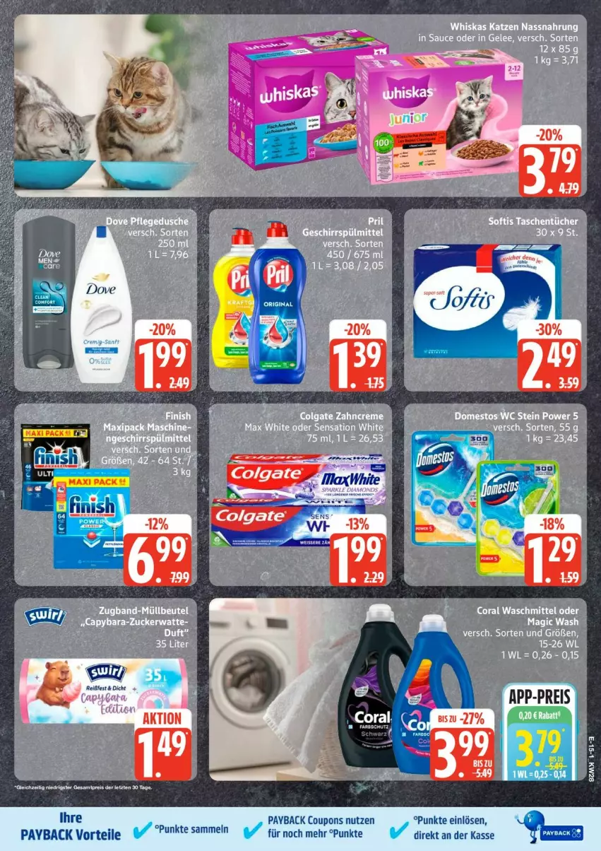 Aktueller Prospekt Edeka - Prospekte - von 06.07 bis 11.07.2026 - strona 19 - produkty: coupon, coupons, dove, payback