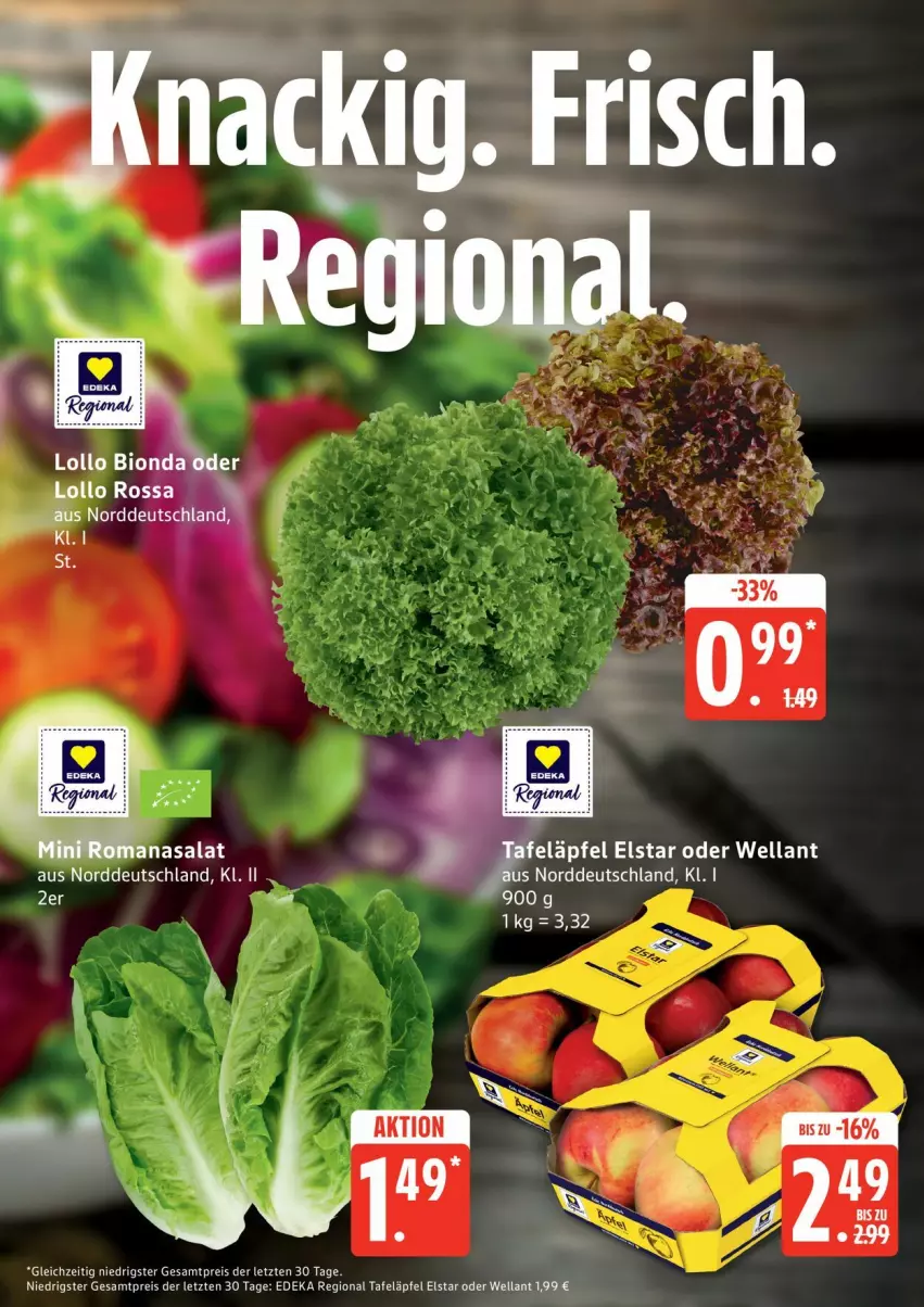 Aktueller Prospekt Edeka - Prospekte - von 06.07 bis 11.07.2026 - strona 7 - produkty: bio, deka, eis, reis, tafeläpfel, Ti, Wella, ZTE