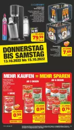Gazetka promocyjna Marktkauf - Prospekt - Gazetka - ważna od 15.10 do 15.10.2022 - strona 39 - produkty: bio, deka, eis, flasche, glaskaraffe, hasseröder, Karaffe, knoblauch, Mutti, nuss, reis, Soda, sodastream, Sprudel, tee, Ti, tomate, tomaten, wasser, wassersprudler