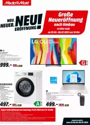 Gazetka promocyjna Media Markt - Prospekte - Gazetka - ważna od 08.07 do 08.07.2023 - strona 1 - produkty: alexa, amazon alexa, angebot, angebote, Apple, aqua, aquastop, Betriebssystem, dvb, dvb-s2, DVB-T, dvb-t2 hd, elle, ente, festplatte, gefu, HD Graphics, HP, Intel, Laptop, latte, leds, LG, notebook, Samsung, smart tv, ssd, Ti, uhd, Wanne, waschmaschine, wasser