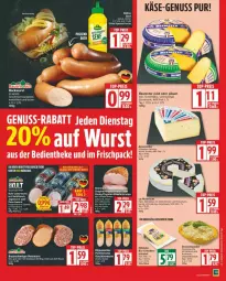 Gazetka promocyjna Edeka - Prospekte - Gazetka - ważna od 24.01 do 24.01.2026 - strona 7 - produkty: appenzeller, avocado, Beemster, bio, bockwurst, chia, eis, elle, fisch, fleisch, hartkäse, HP, Kalbfleisch, Käse, knoblauch, mac, merl, mit kalbfleisch, mit knoblauch, nuss, Rauch, ring, schnittkäse, Ti, wurst
