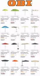 Gazetka promocyjna Obi - Prospekte - Gazetka - ważna od 16.08 do 16.08.2022 - strona 7 - produkty: ampelschirm, LG, natur, orange, Push-up, sonnenschirm, Ti