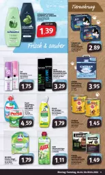 Gazetka promocyjna Markant - Prospekte - Gazetka - ważna od 09.04 do 09.04.2022 - strona 11 - produkty: ajax, allzweckreiniger, deo, deospray, ente, flasche, Frosch, haarspray, kraft, kräuter, megaperls, oder deospray, persil, reiniger, rum, schauma, schauma shampoo, schaumfestiger, schwarzkop, schwarzkopf, shampoo, shampoo oder spülung, spülung, syoss, Ti, wc-reiniger, weck, Yo