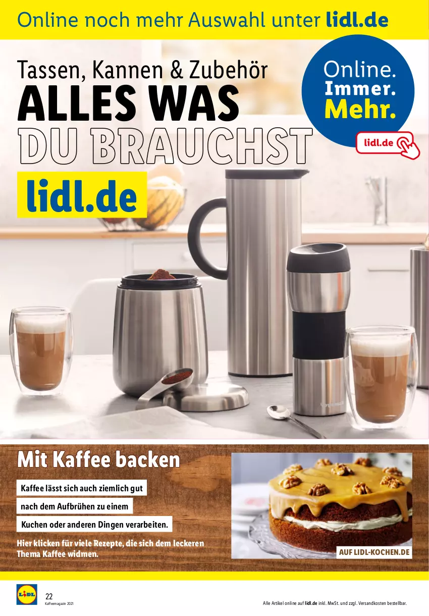 Aktueller Prospekt Lidl - Kaffeemagazin - von 26.09 bis 16.10.2021 - strona 22