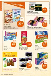 Gazetka promocyjna Tegut - Angebote der Woche - Gazetka - ważna od 16.07 do 16.07.2022 - strona 18 - produkty: apfel, balisto, beutel, bio, bounty, brezel, cola, Dr. Oetker, espresso, gin, hafer, haferflocken, huober, jacobs, jacobs tassimo, kaffee, kaffeekapseln, Ländertee, lebensmittel, mentos, Meßmer, milky way, mühlhäuser, müsli, natur, naturland, nespresso, oder jacobs, pflaume, pflaumen, pflaumenmus, ring, schoko, sim, tassimo, tee, Ti, vita, vitalis, vitalis müsli