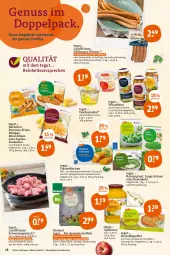 Gazetka promocyjna Tegut - Angebote der Woche - Gazetka - ważna od 16.07 do 16.07.2022 - strona 20 - produkty: Alaska-Seelachs, angebot, angebote, apfel, apfelmus, backofen, Bau, Becher, beutel, bio, bioland, dekoration, eis, ente, erbsen, feinkost, filet, fisch, fische, Fischer, fischstäbchen, gewürz, gulasch, junge erbsen, kartoffel, kartoffeln, kartoffelpuffer, Kette, Kroketten, lachs, landprimus, mac, nuss, Ofen, papier, Papiertüte, pommes, pommes-frites, rosen, Rosenkohl, saft, salat, Schere, schwein, schweine, schweinegulasch, speisekartoffeln, spinat, tender, Ti, Tüte, wedges, wein, weine, wiener, würstchen