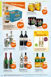 Gazetka promocyjna Tegut - Angebote der Woche - Gazetka - ważna od 16.07 do 16.07.2022 - strona 22 - produkty: alkohol, alkoholische getränke, bacardi, bacardi rum, Bau, Benediktiner, bier, bio, elle, ente, flasche, getränk, getränke, gin, irish whiskey, köstritzer, Lagerbier, natur, pils, qualitätswein, riesling, ring, rotkäppchen, rotwein, rum, sekt, Ti, tullamore, tullamore dew, wein, whiskey