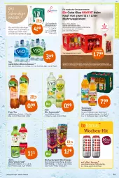 Gazetka promocyjna Tegut - Angebote der Woche - Gazetka - ważna od 16.07 do 16.07.2022 - strona 23 - produkty: alkohol, alkoholfreie getränke, aloe vera, Alwa, beere, bio, coca-cola, cola, drink, Effect, eis, elle, erdbeere, fanta, flasche, frucht, fuze tea, getränk, getränke, limo, limonade, mac, mango, mineralwasser, natürliches mineralwasser, ring, schorle, sprite, Ti, wasser