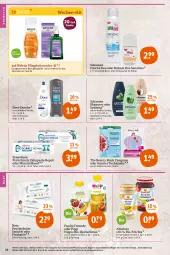 Gazetka promocyjna Tegut - Angebote der Woche - Gazetka - ważna od 16.07 do 16.07.2022 - strona 24 - produkty: balsam, bio, deo, dove, dusche, feuchttücher, flasche, freche freunde, früchte, garnier, hipp, kosmetik, Lotion, Maske, natur, natura, naturkosmetik, pasta, Pflegeöl, Roller, schauma, schauma shampoo, sebamed, sensodyne, shampoo, shampoo oder spülung, spülung, telefon, Ti, tuc, tücher, tuchmaske, uhr, weleda, zahnpasta