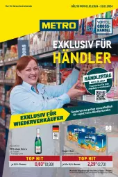 Gazetka promocyjna Metro - Trader Exklusiv - Gazetka - ważna od 31.01 do 31.01.2024 - strona 1 - produkty: angebot, angebote, beutel, Cap, capri-sun, cuvée, eis, flasche, frucht, getränk, getränke, Palette, Ti
