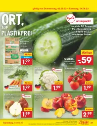 Gazetka promocyjna Netto Marken-Discount - Filial-Angebote - Gazetka - ważna od 04.06 do 04.06.2022 - strona 37 - produkty: angebot, asti, bestpreis, Birnen, blume, blumen, blumenkohl, Bundmöhren, Clin, eis, fleisch, gurke, gurken, leine, möhren, Nektar, nektarinen, reis, rispentomaten, rwe, Ti, tomate, tomaten, ZTE